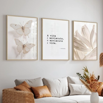 Quadro Decorativo Borboleta Movimento