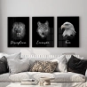Quadro Decorativo Disciplina Dark
