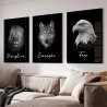 Quadro Decorativo Disciplina Dark