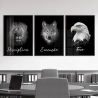 Quadro Decorativo Disciplina Dark