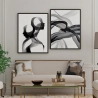 Quadro Decorativo Duo Casal Abstrato