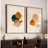 Quadro Decorativo Duo Formas Abstratas