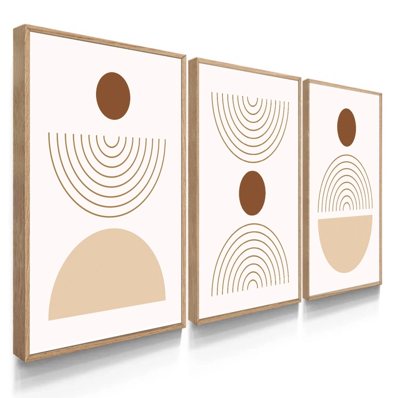 Quadro Decorativo Boho Chic Neutro Quadro Decorativo Boho Chic Neutro