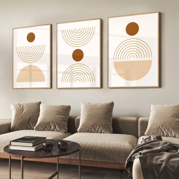 Quadro Decorativo Boho Chic Neutro