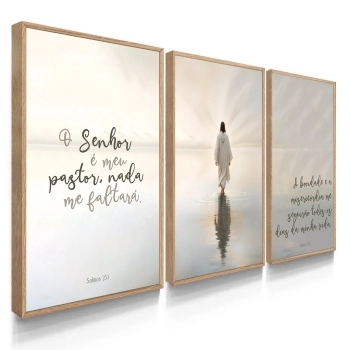 Quadro Decorativo Salmos Jesus