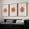 Quadro Decorativo Boho Formas Botânicas