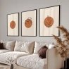 Quadro Decorativo Boho Formas Botânicas