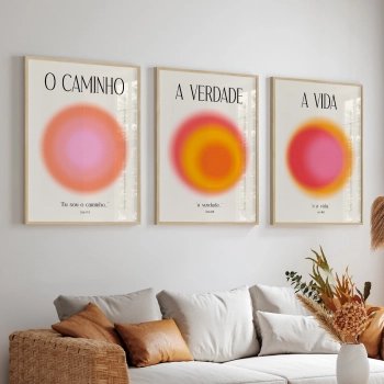 Quadro Decorativo Caminho, Verdade e Vida