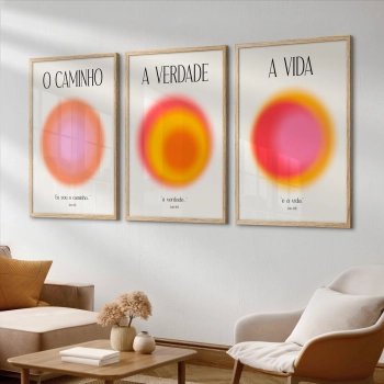 Quadro Decorativo Caminho, Verdade e Vida