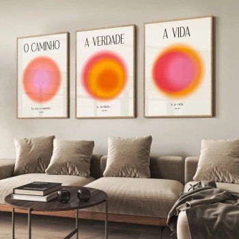 Quadro Decorativo Caminho, Verdade e Vida