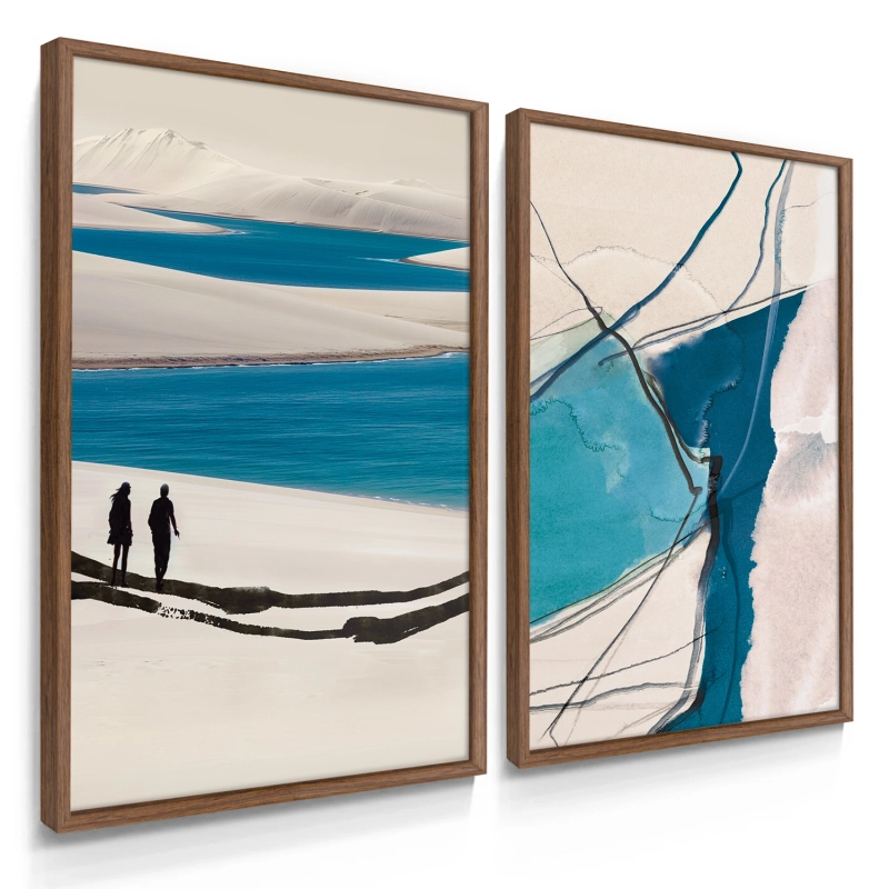 Quadro Decorativo Duo Lençóis Maranhenses