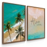 Quadro Decorativo Duo Praia Alma Livre