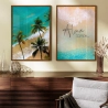 Quadro Decorativo Duo Praia Alma Livre