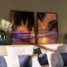 Quadro Decorativo Duo Praia Roxa