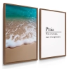 Quadro Decorativo Duo Praia Relax