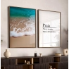 Quadro Decorativo Duo Praia Relax