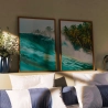 Quadro Decorativo Duo Praia Relax