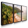 Quadro Decorativo Duo Praia Montanha