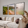 Quadro Decorativo Duo Praia Montanha