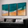 Quadro Decorativo Duo Praia Costa Dourada