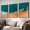 Quadro Decorativo Duo Praia Costa Dourada