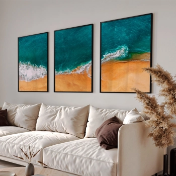 Quadro Decorativo Duo Praia Costa Dourada