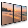 Quadro Decorativo Duo Praia Dramatic Sunset