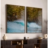Quadro Decorativo Duo Praia Onda Tropical