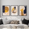 Quadro Decorativo Geométrico Tons Terrosos