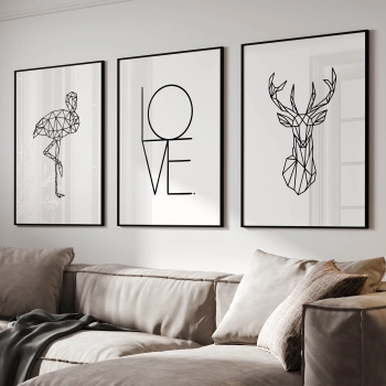 Quadro Decorativo Love Amor