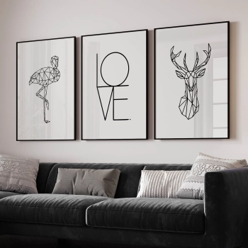 Quadro Decorativo Love Amor