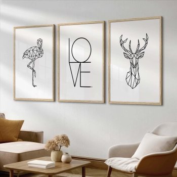 Quadro Decorativo Love Amor