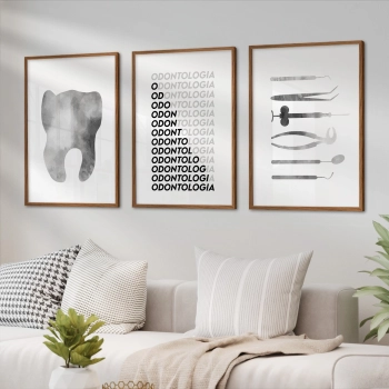 Quadro Decorativo Profissão Dentista