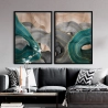 Quadro Decorativo Duo Esmeralda
