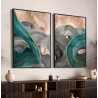 Quadro Decorativo Duo Esmeralda