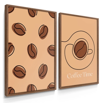Quadro Decorativo Duo Café
