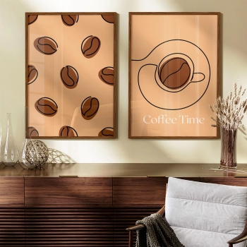 Quadro Decorativo Duo Café