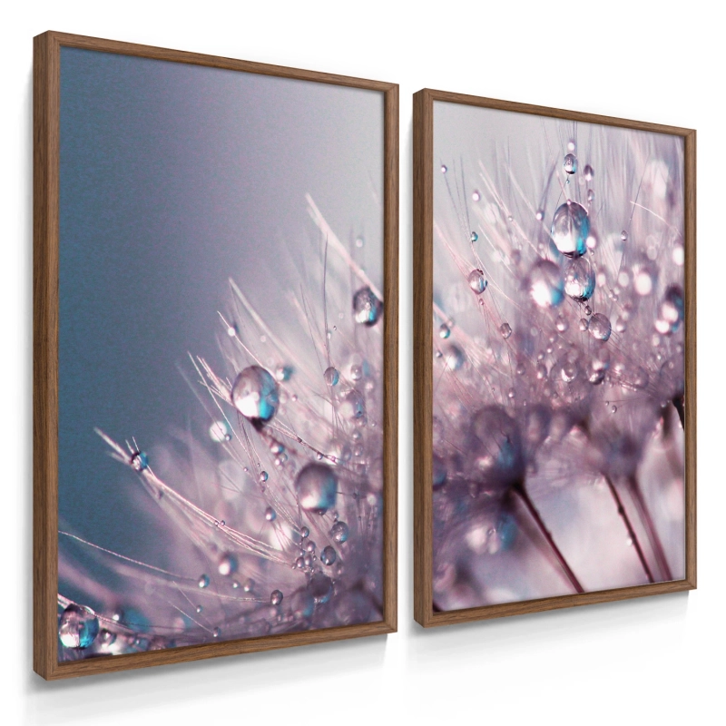 Quadro Decorativo Duo Dente de Leão Rosé Quadro Decorativo Duo Dente de Leão Rosé