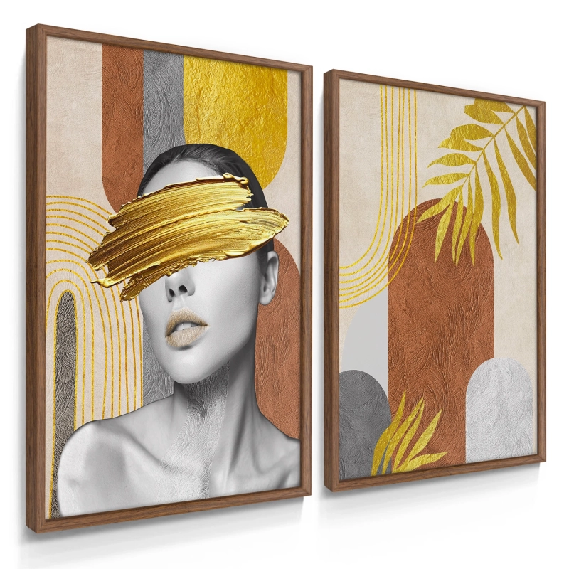 Quadro Decorativo Duo Terra Woman Quadro Decorativo Duo Terra Woman