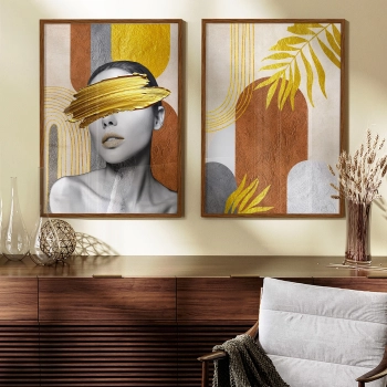 Quadro Decorativo Duo Terra Woman