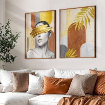 Quadro Decorativo Duo Terra Woman