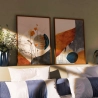 Quadro Decorativo Duo Boho Flor da Terra