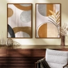 Quadro Decorativo Duo Boho Marrom