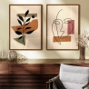 Quadro Decorativo Duo Abstrato Boho