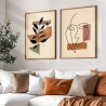 Quadro Decorativo Duo Abstrato Boho