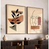 Quadro Decorativo Duo Abstrato Boho