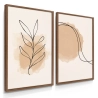 Quadro Decorativo Duo Boho Creme