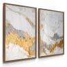 Quadro Decorativo Duo Plaster Gold