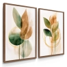 Quadro Decorativo Duo Floral Abstrato