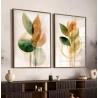 Quadro Decorativo Duo Floral Abstrato